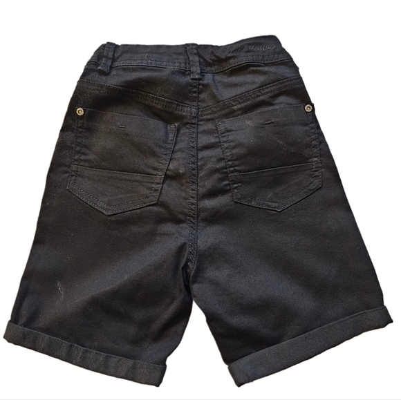 Black girls shorts "love denim" - Picture 2 of 5